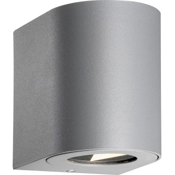 Nordlux - LED āra sienas gaismeklis CANTO 2xLED/5,5W/230V IP44 pelēks