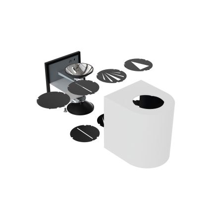 Nordlux - LED āra sienas gaismeklis CANTO 2xLED/5,5W/230V IP44 pelēks