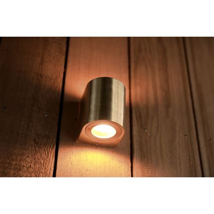 Nordlux - LED āra sienas gaismeklis CANTO 2xLED/5,5W/230V IP44 zelta krāsā