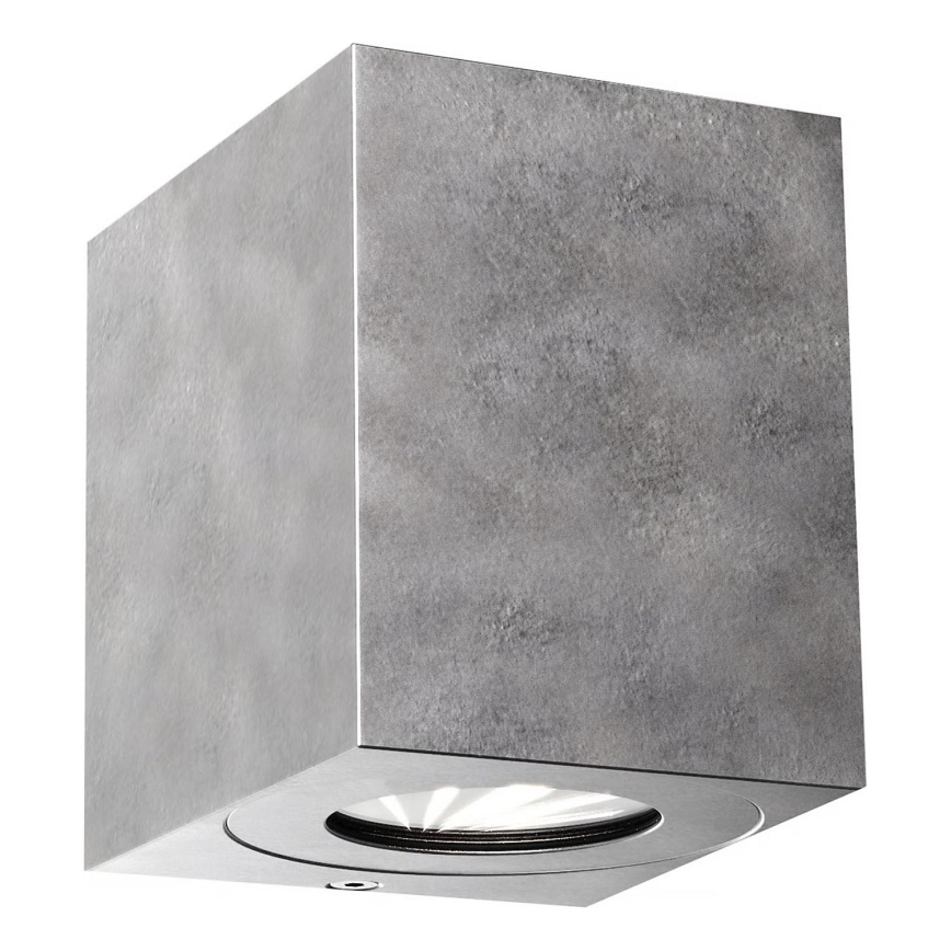 Nordlux - LED āra sienas gaismeklis CANTO 2xLED/6W/230V IP44 sudraba
