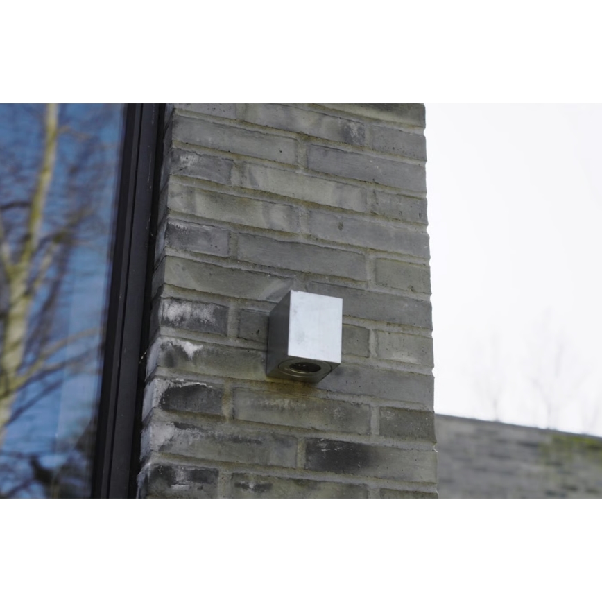 Nordlux - LED āra sienas gaismeklis CANTO 2xLED/6W/230V IP44 sudraba