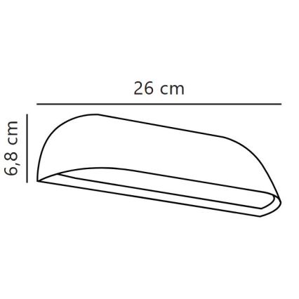 Nordlux - LED āra sienas gaismeklis FRONT LED/9,5W/230V IP44