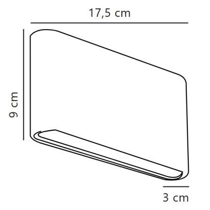 Nordlux - LED āra sienas gaismeklis KINVER LED/8,5W/230V IP54 balts