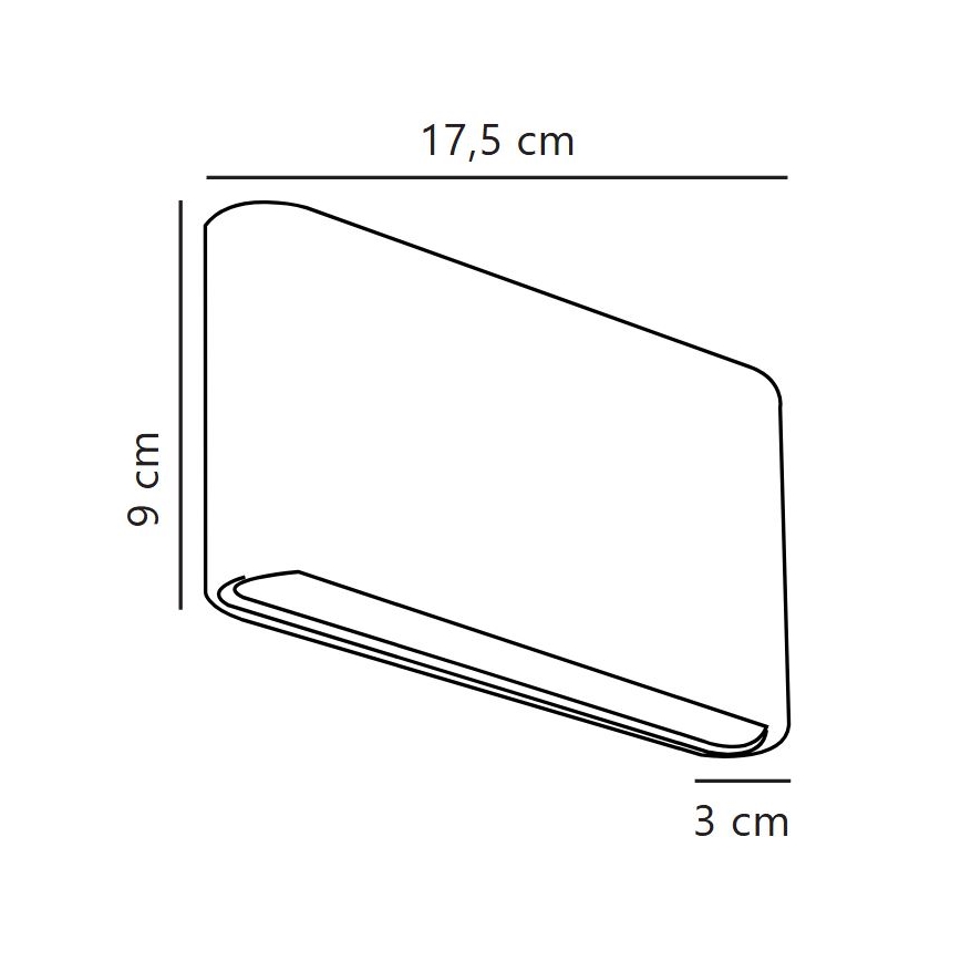 Nordlux - LED āra sienas gaismeklis KINVER LED/8,5W/230V IP54 balts