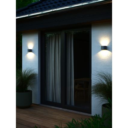Nordlux - LED āra sienas gaismeklis MILDA LED/4,9W/230V IP44 antracīts