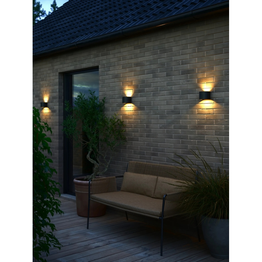 Nordlux - LED āra sienas gaismeklis MILDA LED/4,9W/230V IP44 melns