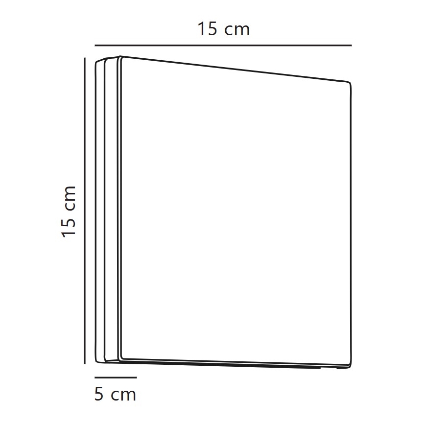 Nordlux - LED Āra sienas lampa ARTEGO LED/7,2W/230V 3000K IP54