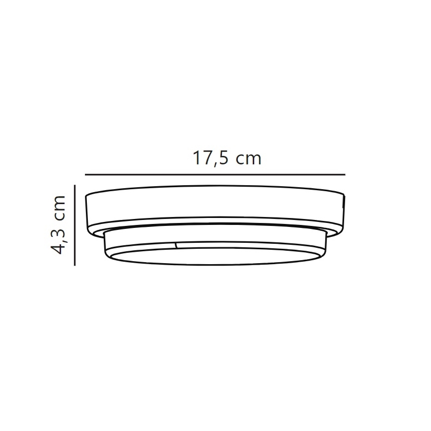 Nordlux - LED Āra sienas lampa CUBA LED/6,5W/230V IP54 d. 17,5 cm balta