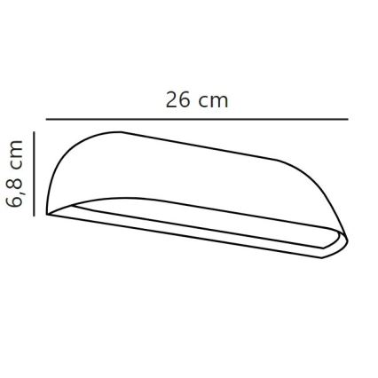 Nordlux - LED Āra sienas lampa FRONT LED/9,5W/230V IP44