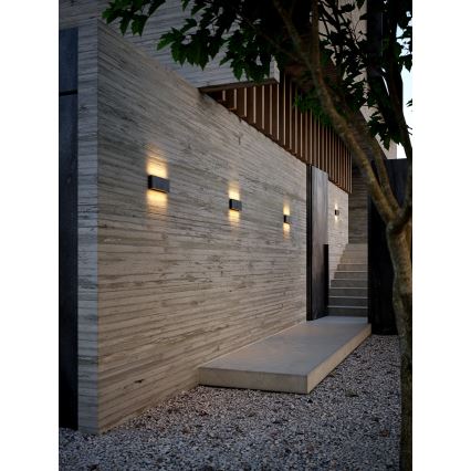 Nordlux - LED Āra sienas lampa KINVER LED/10W/230V IP54 melna