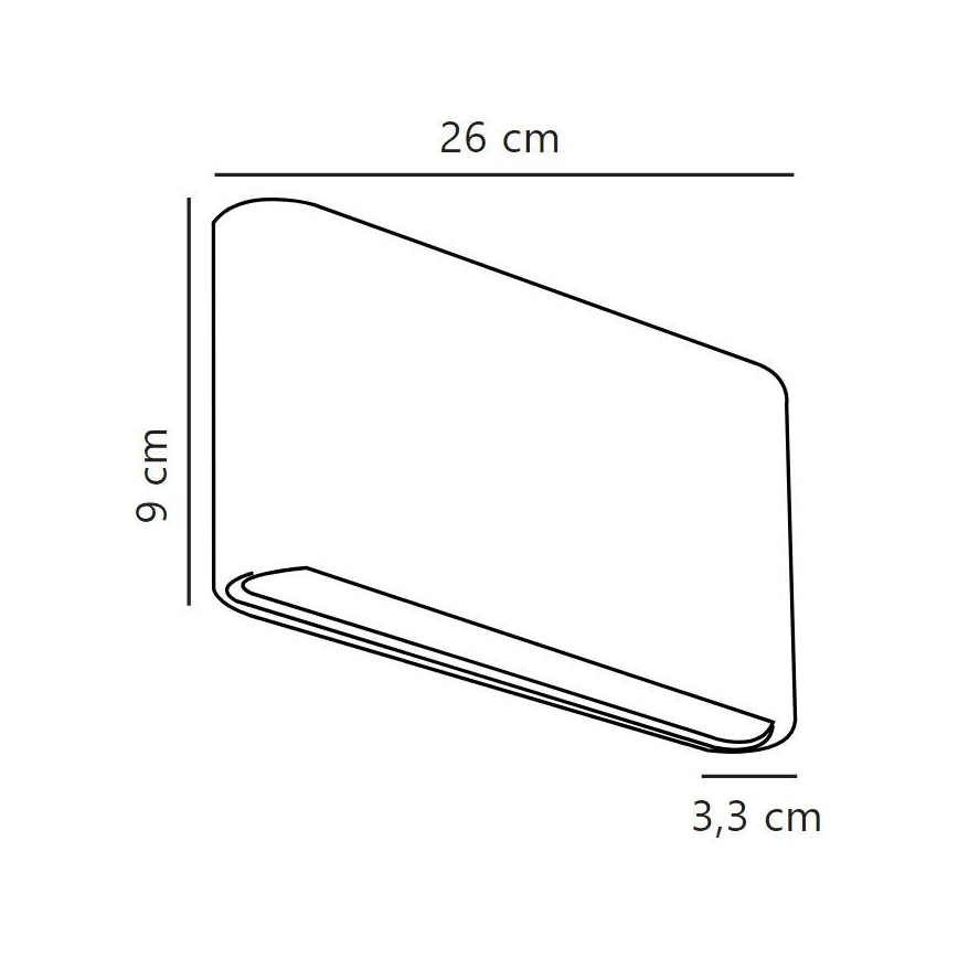 Nordlux - LED Āra sienas lampa KINVER LED/10W/230V IP54 melna