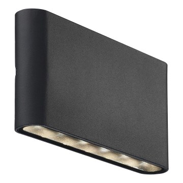 Nordlux - LED Āra sienas lampa KINVER LED/8,5W/230V IP54 melna