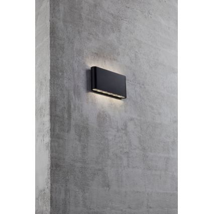 Nordlux - LED Āra sienas lampa KINVER LED/8,5W/230V IP54 melna