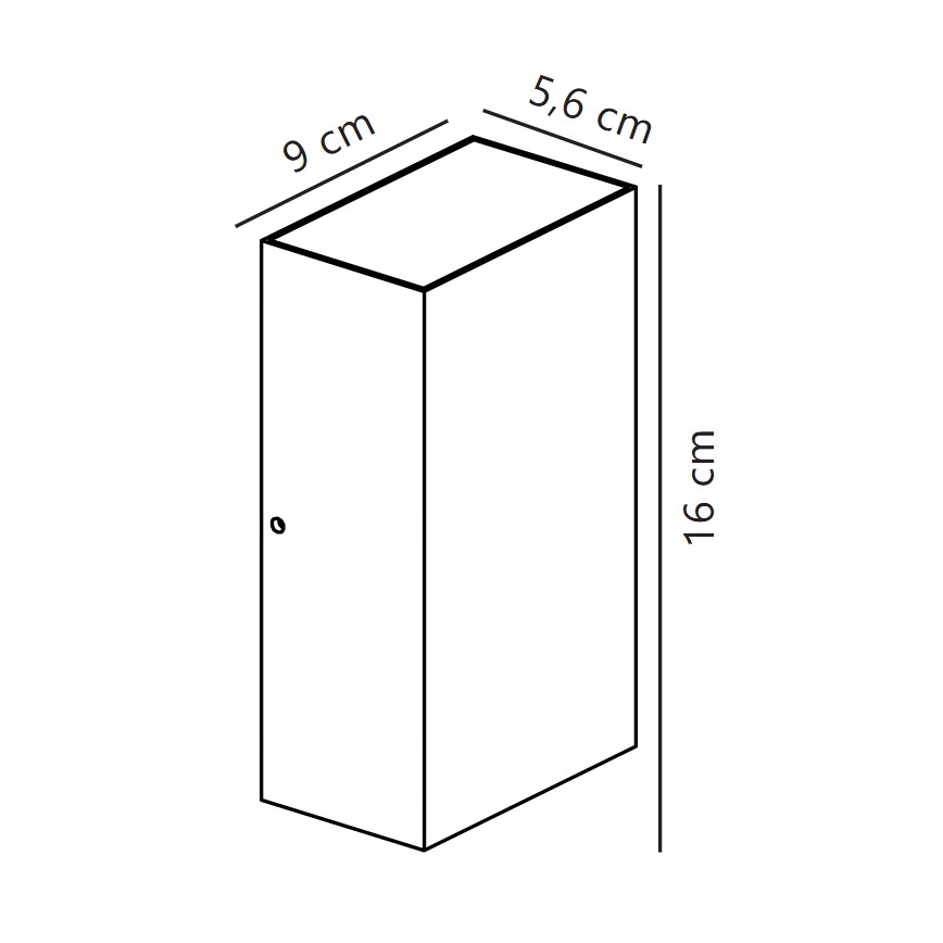 Nordlux - LED Āra sienas lampa ROLD LED/10,5W/230V 3000K IP54 krēmkrāsa