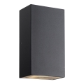 Nordlux - LED Āra sienas lampa ROLD LED/10,5W/230V IP54 melna