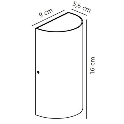 Nordlux - LED Āra sienas lampa ROLD LED/10,5W/230V 3000K IP54 melna