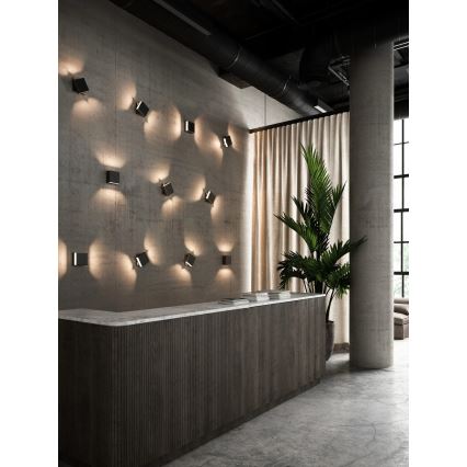 Nordlux - LED regulējams āra sienas gaismeklis TURN LED/13,8W/230V IP54 melns