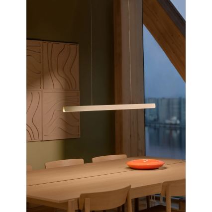 Nordlux - LED aptumšojams lustrs uz troses ILGAS LED/47W/230V 3000K balts/jasan 115 cm