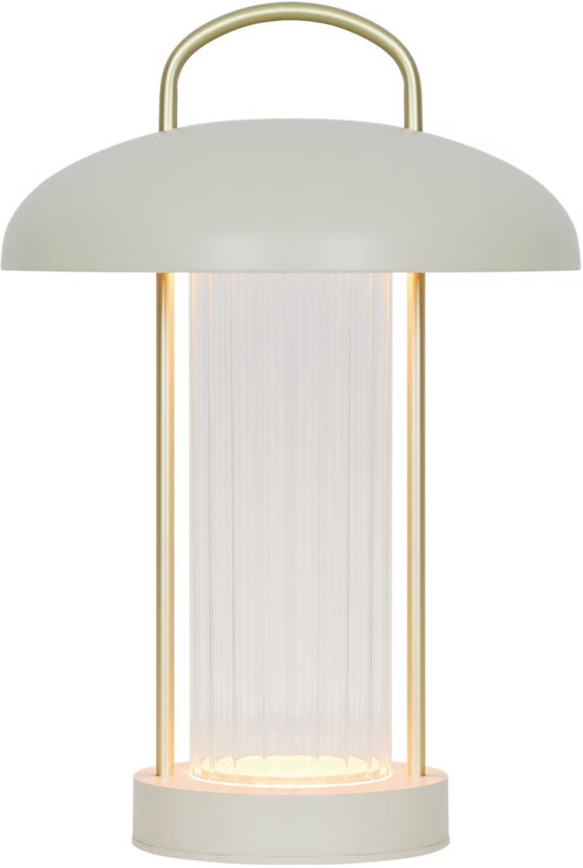 Nordlux - LED dimmējama uzlādējamā skārienvadāma galda lampa MIRANO LED/3W/3,7V bēša