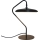 Nordlux - LED galda lampa ARTIST LED/15W/230V melna