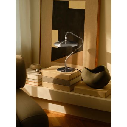 Nordlux - LED galda lampa ARTIST LED/15W/230V no nerūsējošā tērauda