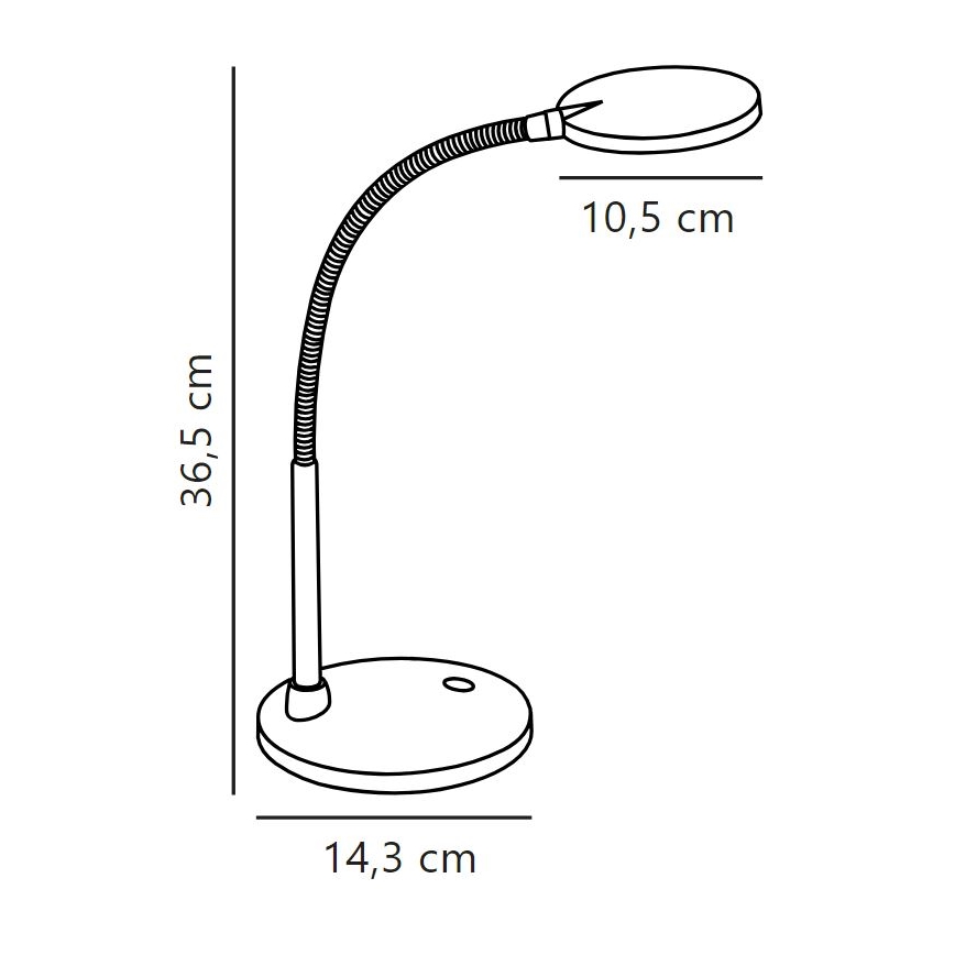 Nordlux - LED Galda lampa DOVE LED/4,5W/230V