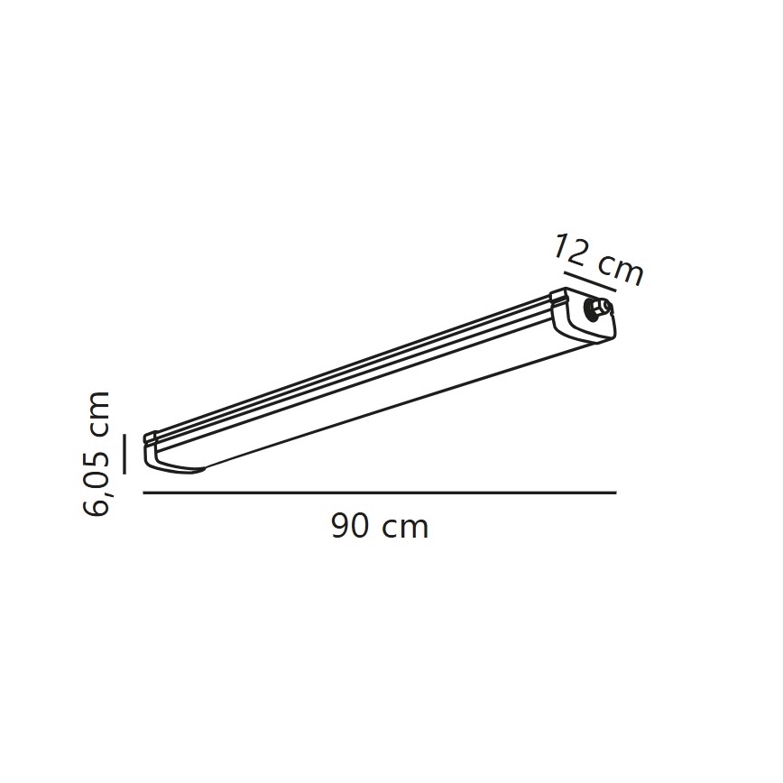 Nordlux - LED Lielas slodzes lampa BURBANK LED/31W/230V 4000K IP65