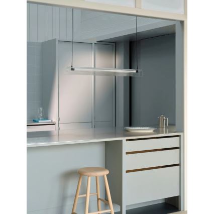 Nordlux - dimmējama LED lustra uz kabeļa ALIANI LED/20W/230V 3000K 100 cm melna/caurspīdīga