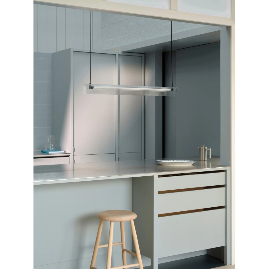 Nordlux - dimmējama LED lustra uz kabeļa ALIANI LED/20W/230V 3000K 100 cm melna/caurspīdīga