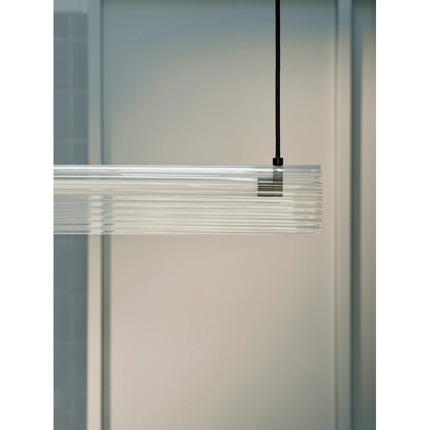 Nordlux - dimmējama LED lustra uz kabeļa ALIANI LED/20W/230V 3000K 100 cm melna/caurspīdīga