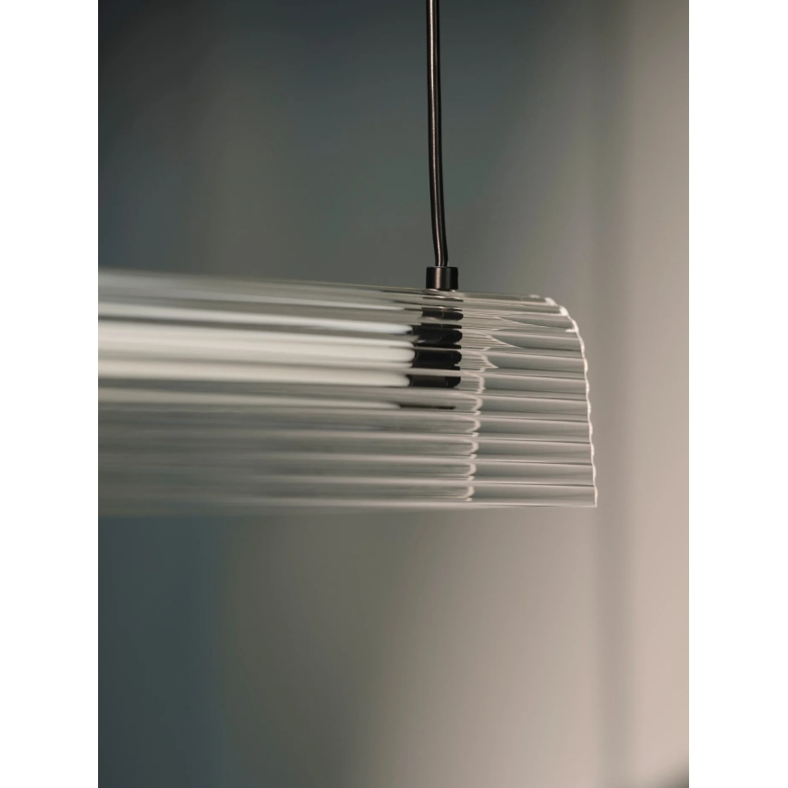 Nordlux - dimmējama LED lustra uz kabeļa ALIANI LED/20W/230V 3000K 100 cm melna/caurspīdīga