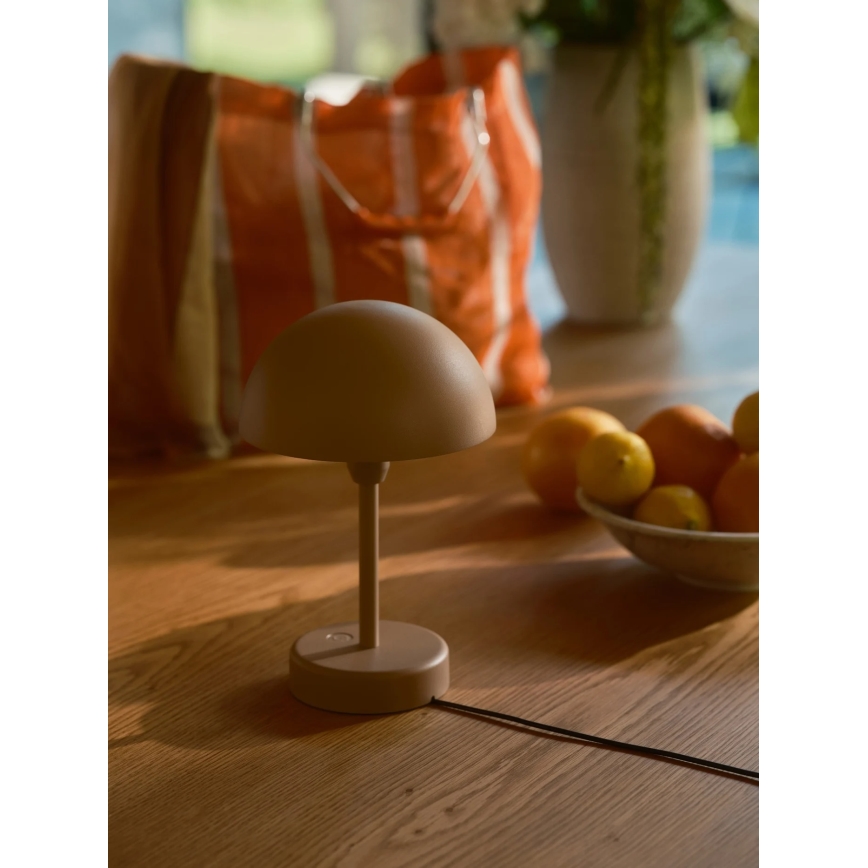 Nordlux - LED regulējama uzlādējama āra galda lampa ELLEN LED/2,8W/3,7V 2200 mAh IP44 brūna