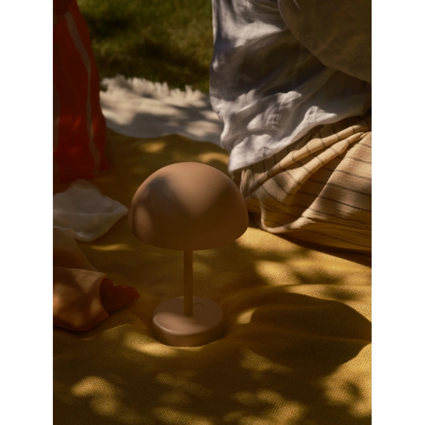 Nordlux - LED regulējama uzlādējama āra galda lampa ELLEN LED/2,8W/3,7V 2200 mAh IP44 brūna