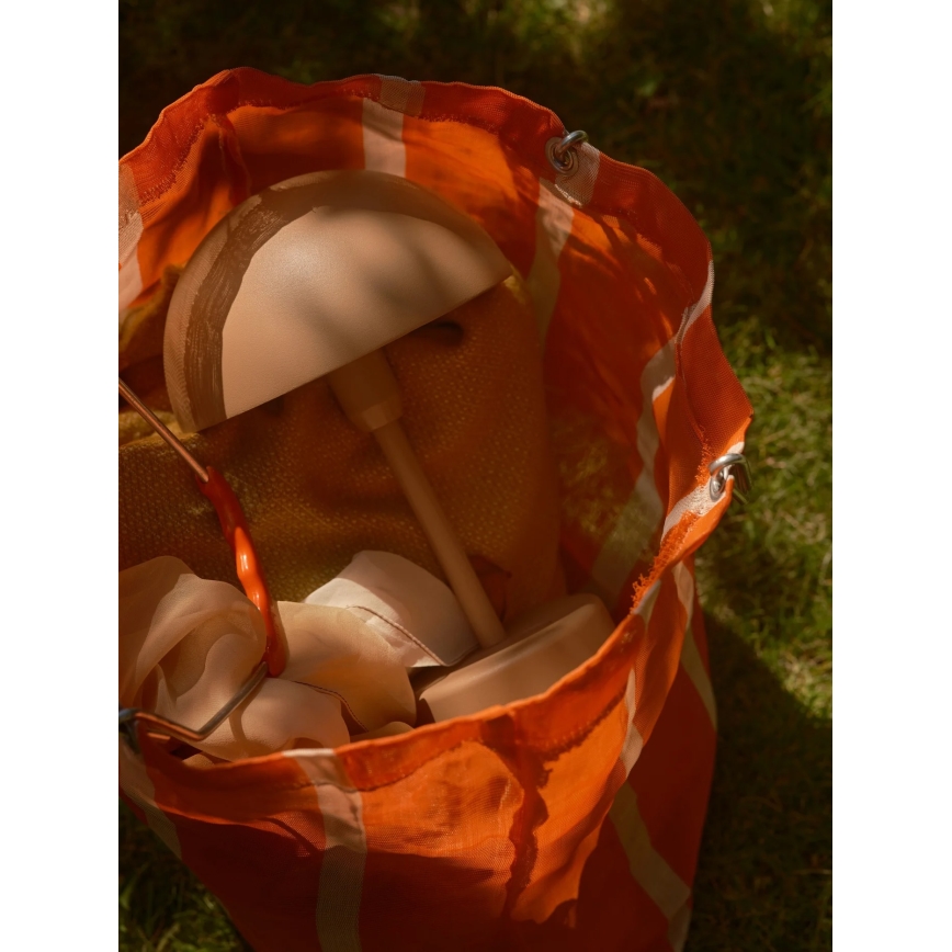 Nordlux - LED regulējama uzlādējama āra galda lampa ELLEN LED/2,8W/3,7V 2200 mAh IP44 brūna