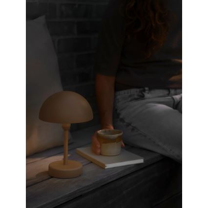Nordlux - LED regulējama uzlādējama āra galda lampa ELLEN LED/2,8W/3,7V 2200 mAh IP44 brūna