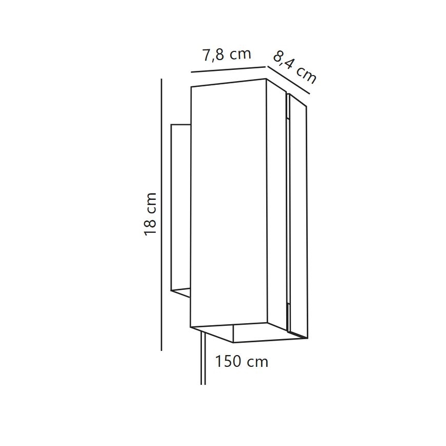Nordlux - LED Regulējams sienas gaismeklis CURTIZ 2xLED/4,5W/230V balts