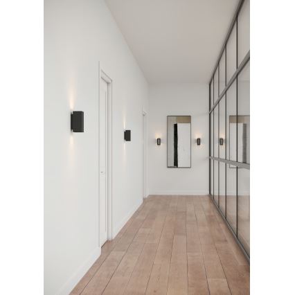 Nordlux - LED regulējams sienas gaismeklis CURTIZ 2xLED/4,5W/230V melns