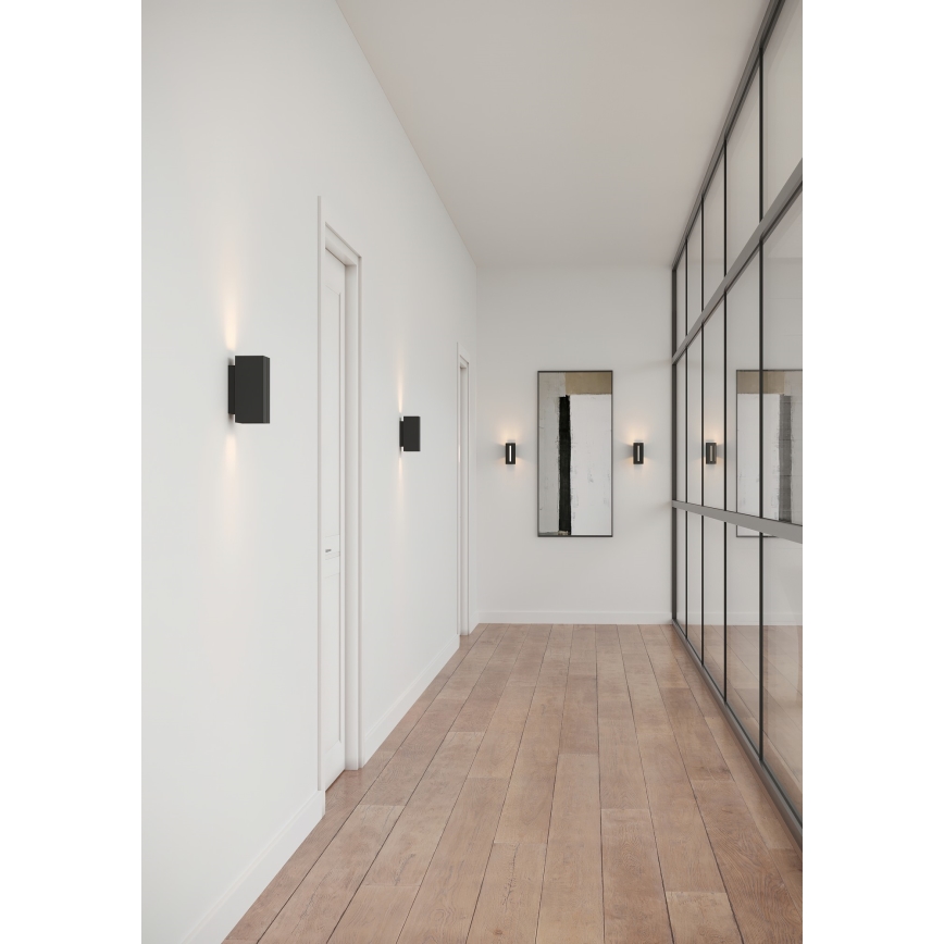 Nordlux - LED regulējams sienas gaismeklis CURTIZ 2xLED/4,5W/230V melns