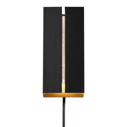 Nordlux - LED regulējams sienas gaismeklis CURTIZ 2xLED/4,5W/230V melns
