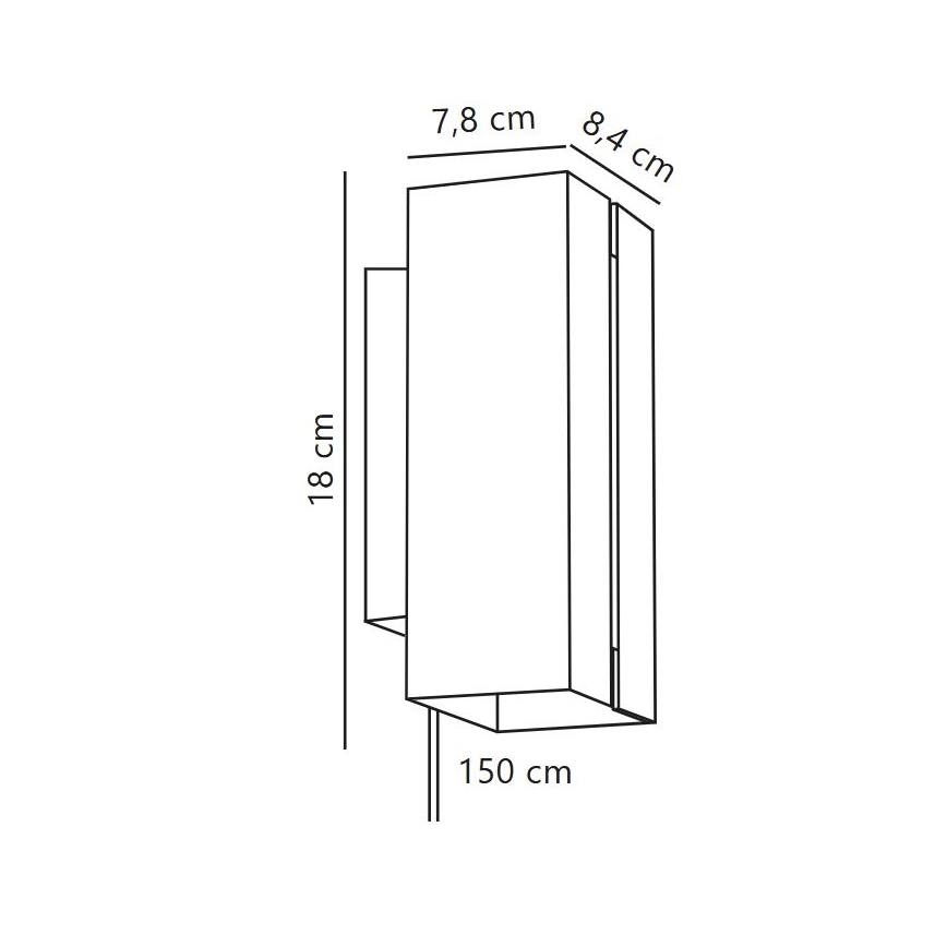 Nordlux - LED regulējams sienas gaismeklis CURTIZ 2xLED/4,5W/230V melns