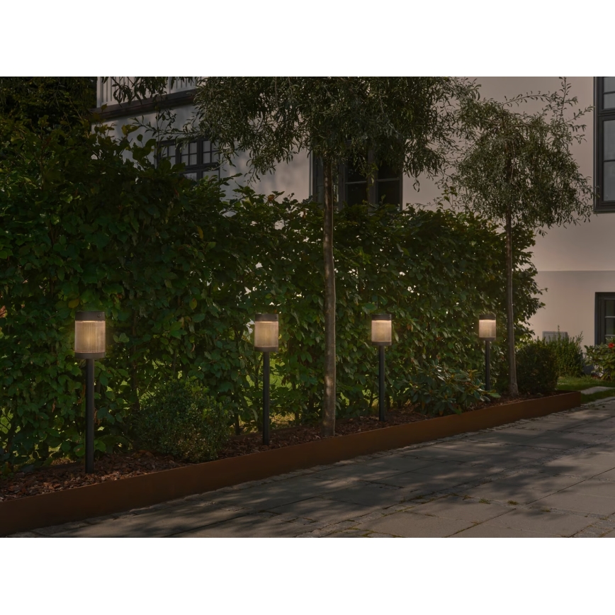 Nordlux - LED Saules enerģijas lampa COUPAR LED/3,2W/5V 3000K IP44 melna