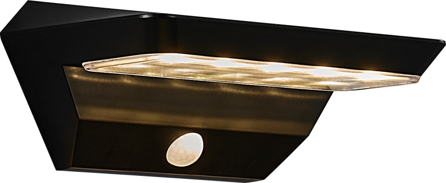 Nordlux - LED Saules enerģijas sienas lampa ar sensoru AGENA LED/5W/3,7V IP44 2200 mAh