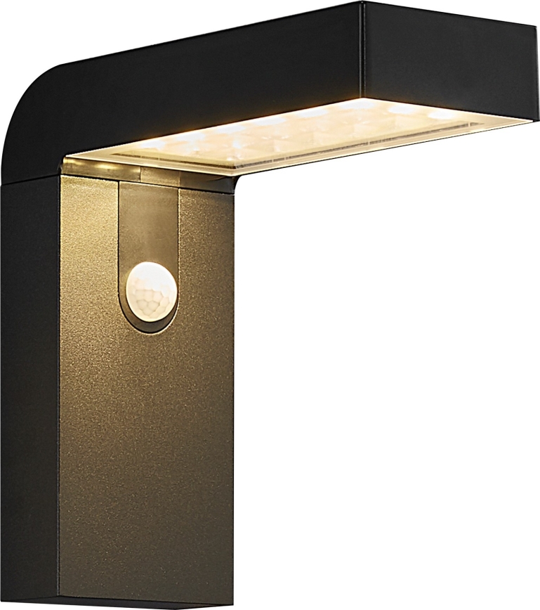 Nordlux - LED Saules enerģijas sienas lampa ar sensoru ALYA LED/5W/3,7V IP44