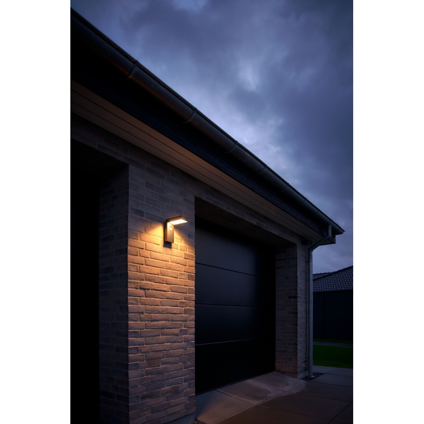 Nordlux - LED Saules enerģijas sienas lampa ar sensoru ALYA LED/5W/3,7V IP44