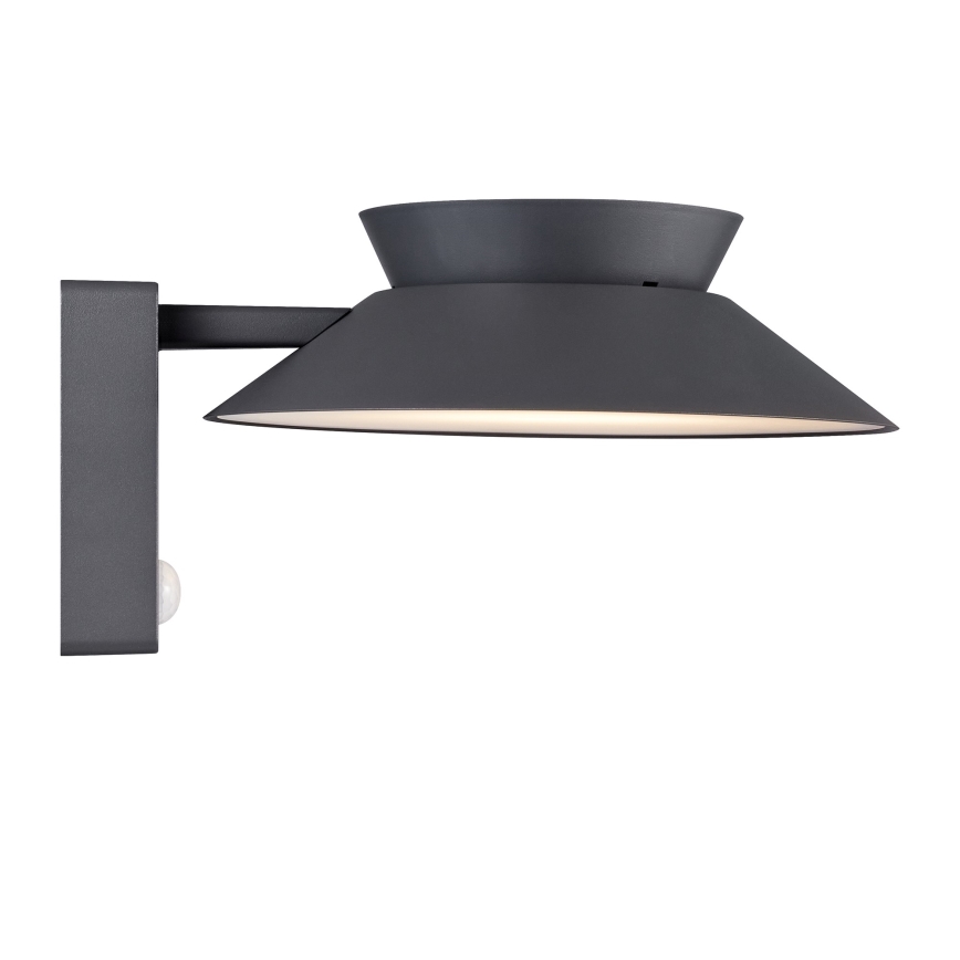 Nordlux - LED Saules enerģijas sienas lampa ar sensoru JUSTINA LED/5W/3,7V IP44