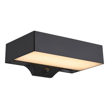 Nordlux - LED Saules enerģijas sienas lampa ar sensoru MONAY LED/5W/5V 3000K IP44