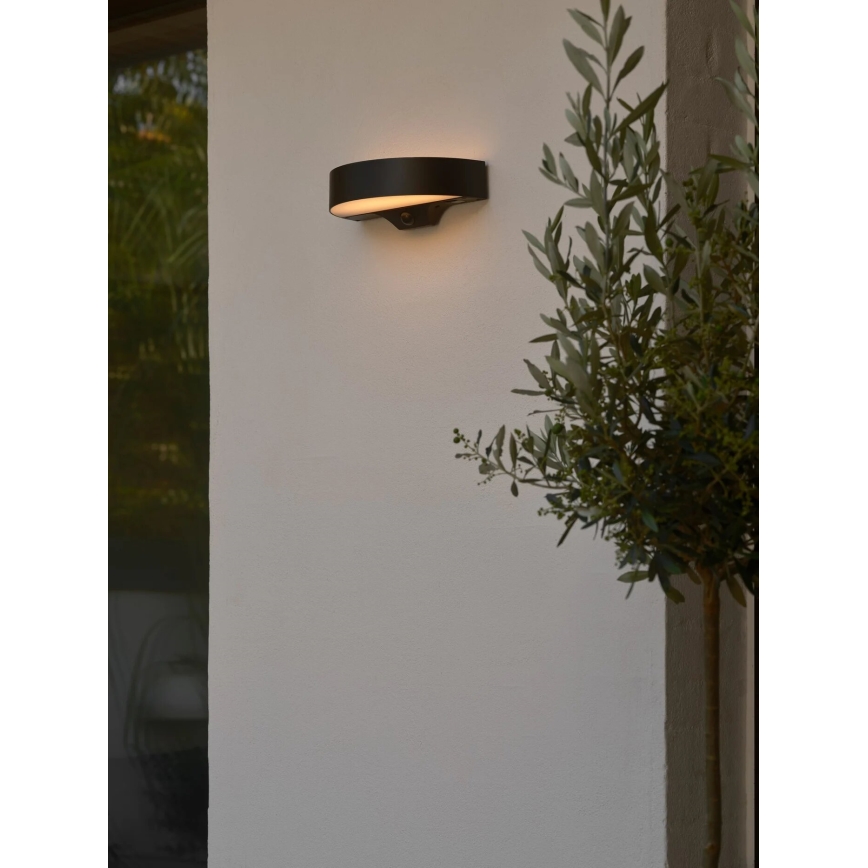 Nordlux - LED Saules enerģijas sienas lampa ar sensoru MONAY LED/5W/5V 3000K IP44