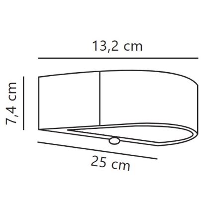 Nordlux - LED Saules enerģijas sienas lampa ar sensoru MONAY LED/5W/5V 3000K IP44