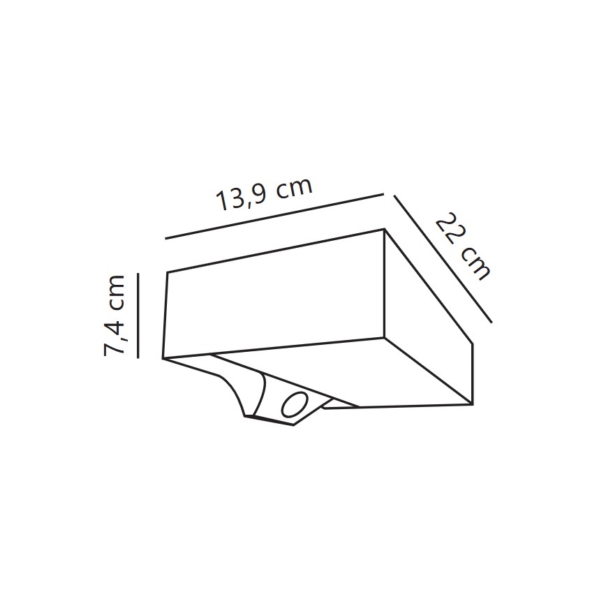 Nordlux - LED Saules enerģijas sienas lampa ar sensoru MONAY LED/5W/5V 3000K IP44