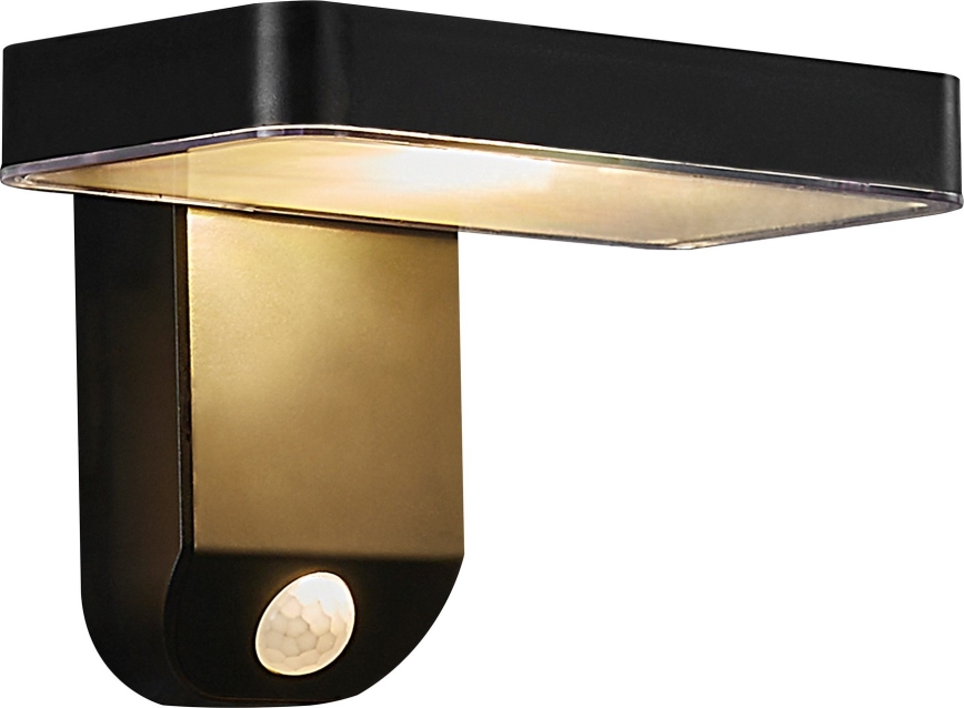 Nordlux - LED Saules enerģijas sienas lampa ar sensoru RICA LED/5W/3,7V IP44 2200 mAh leņķa